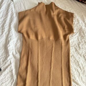 cedar mock-neck mini dress